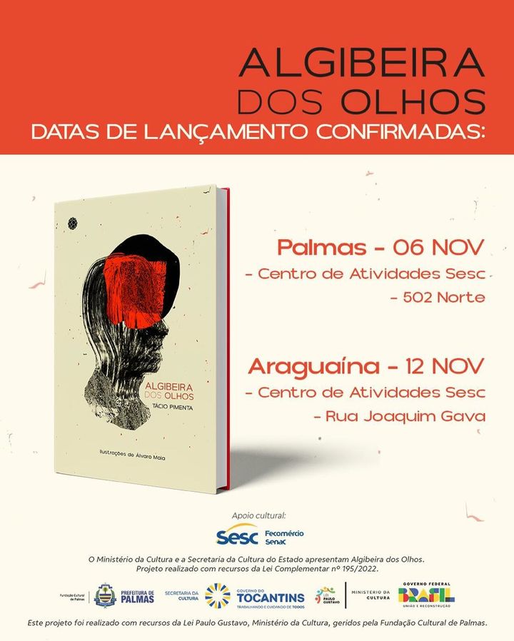 Estreia literária: Tácio Pimenta lança o livro de poesia ‘Algibeira dos Olhos’, em novembro